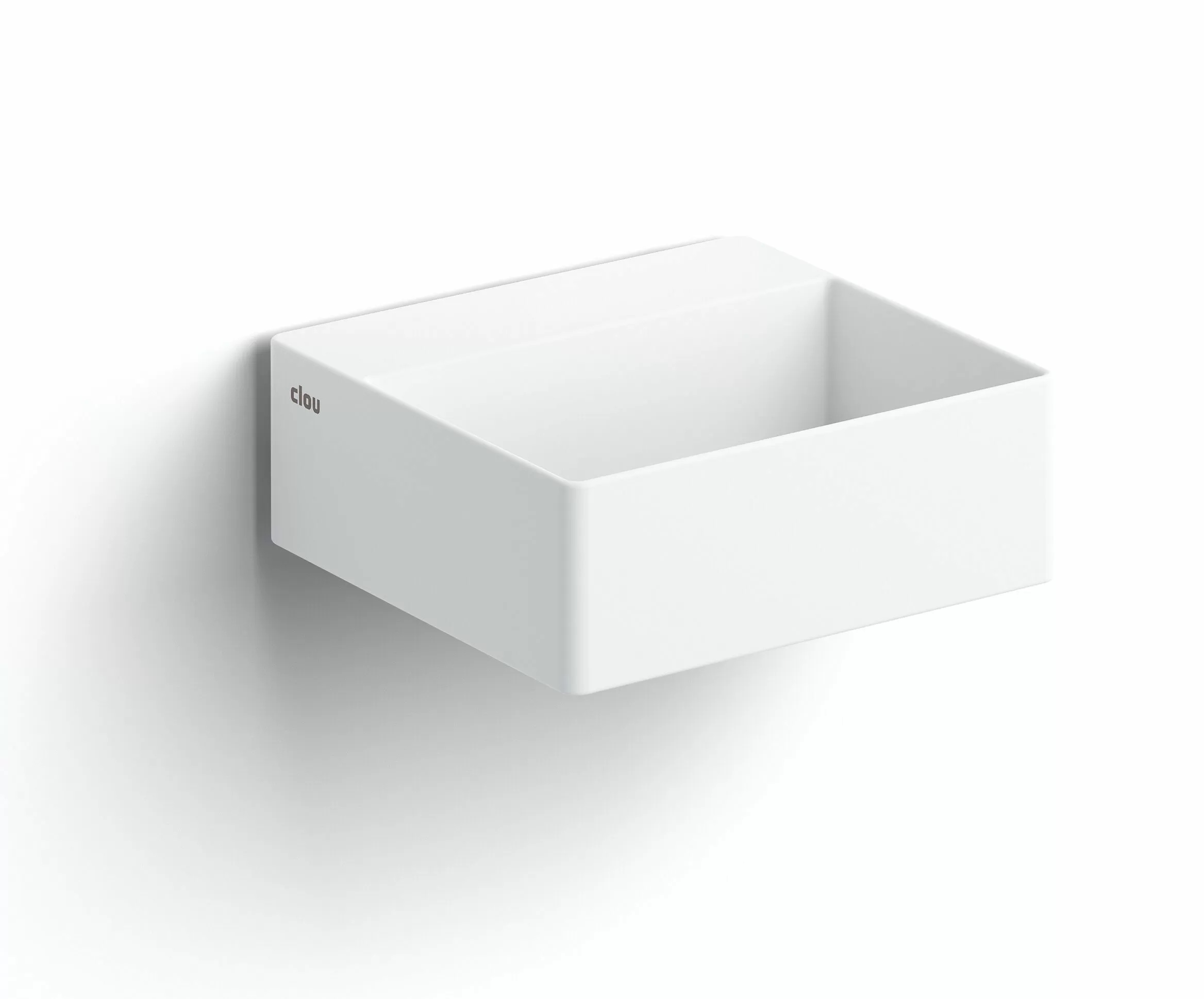 Clou New Flush lavabo 28x27 cm rectangular clásico-sobre encimera blanco CL/03.13410