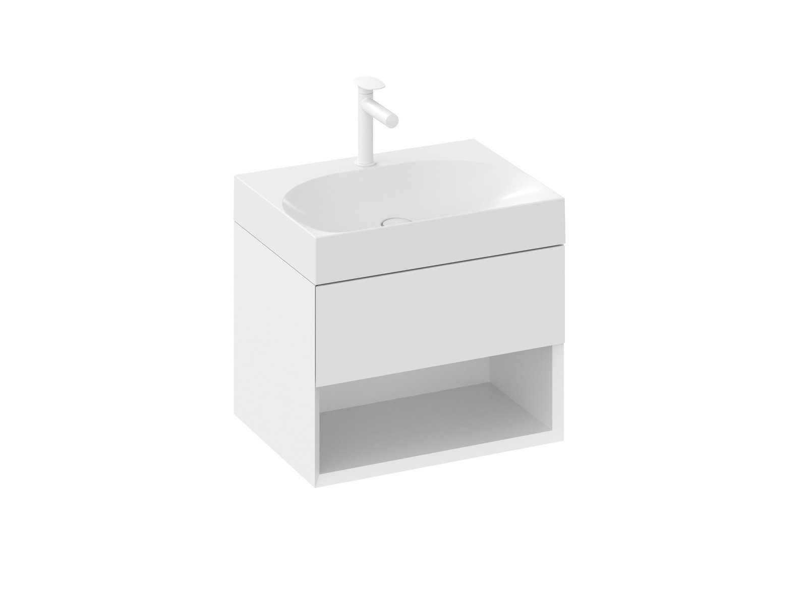 Ravak Lite armario 60x45x43 cm suspendido, para lavabo blanco X000001855