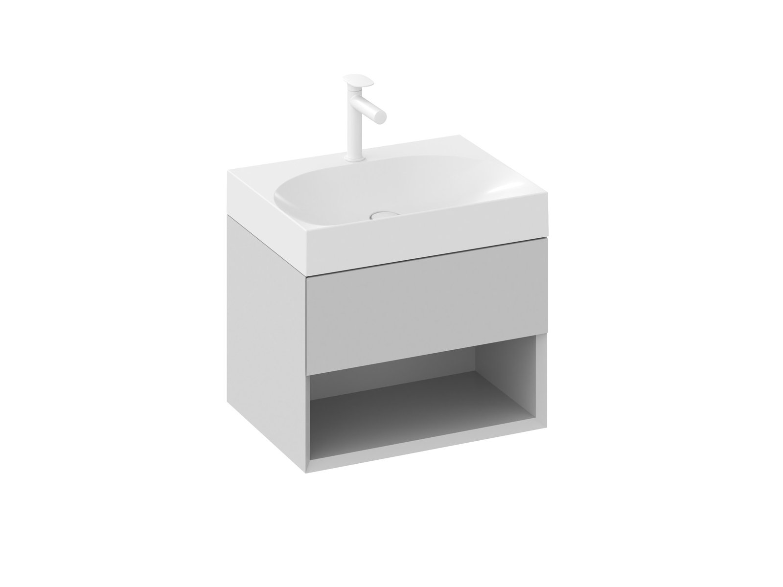 Ravak Lite armario 60x45x43 cm suspendido, para lavabo gris X000001859