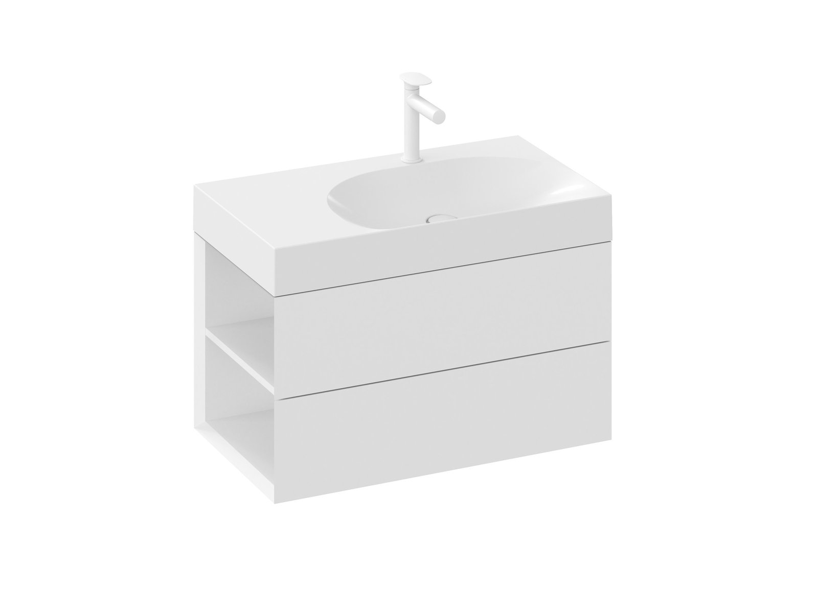 Ravak Lite armario 80x45x43 cm suspendido, para lavabo blanco X000001873