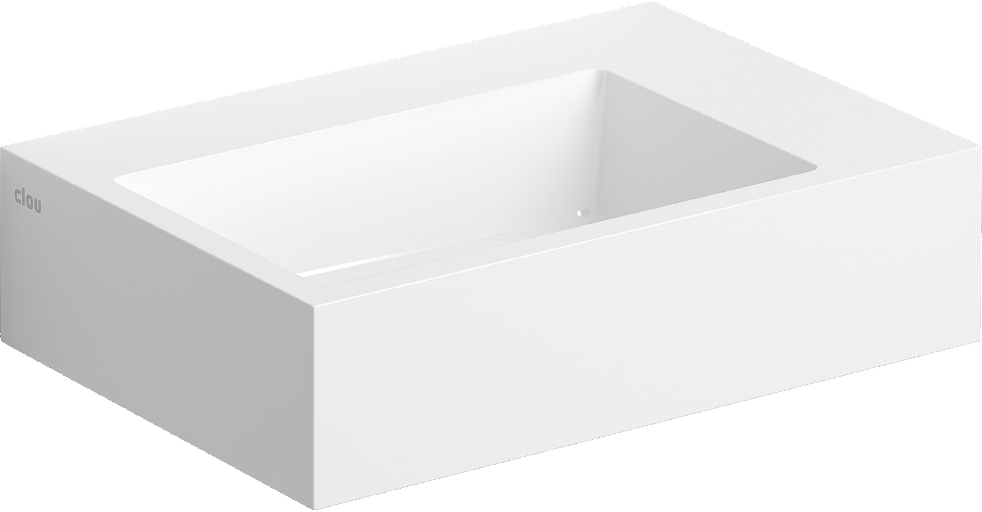 Clou Flush lavabo 42.5x29 cm rectangular clásico-sobre encimera blanco CL/03.08221