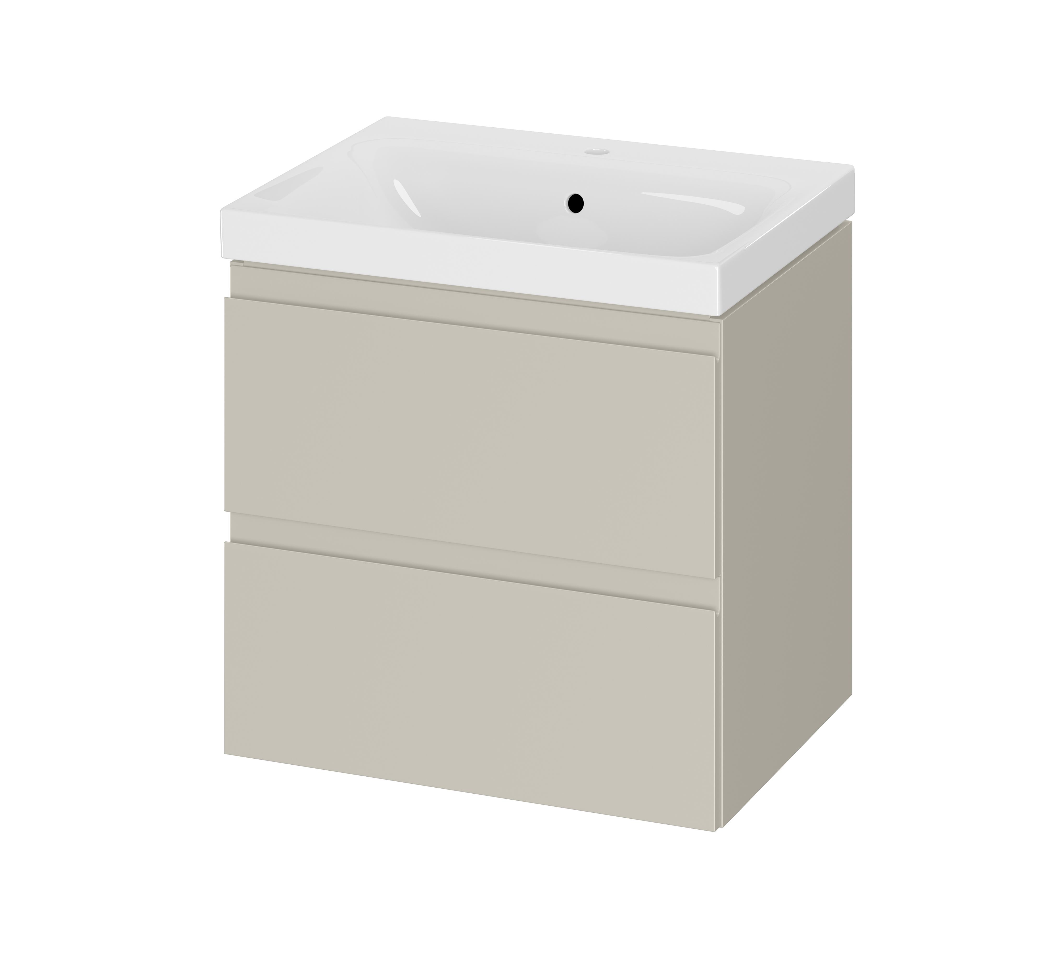 Cersanit Moduo lavabo con mueble 60 cm beige S4013-008
