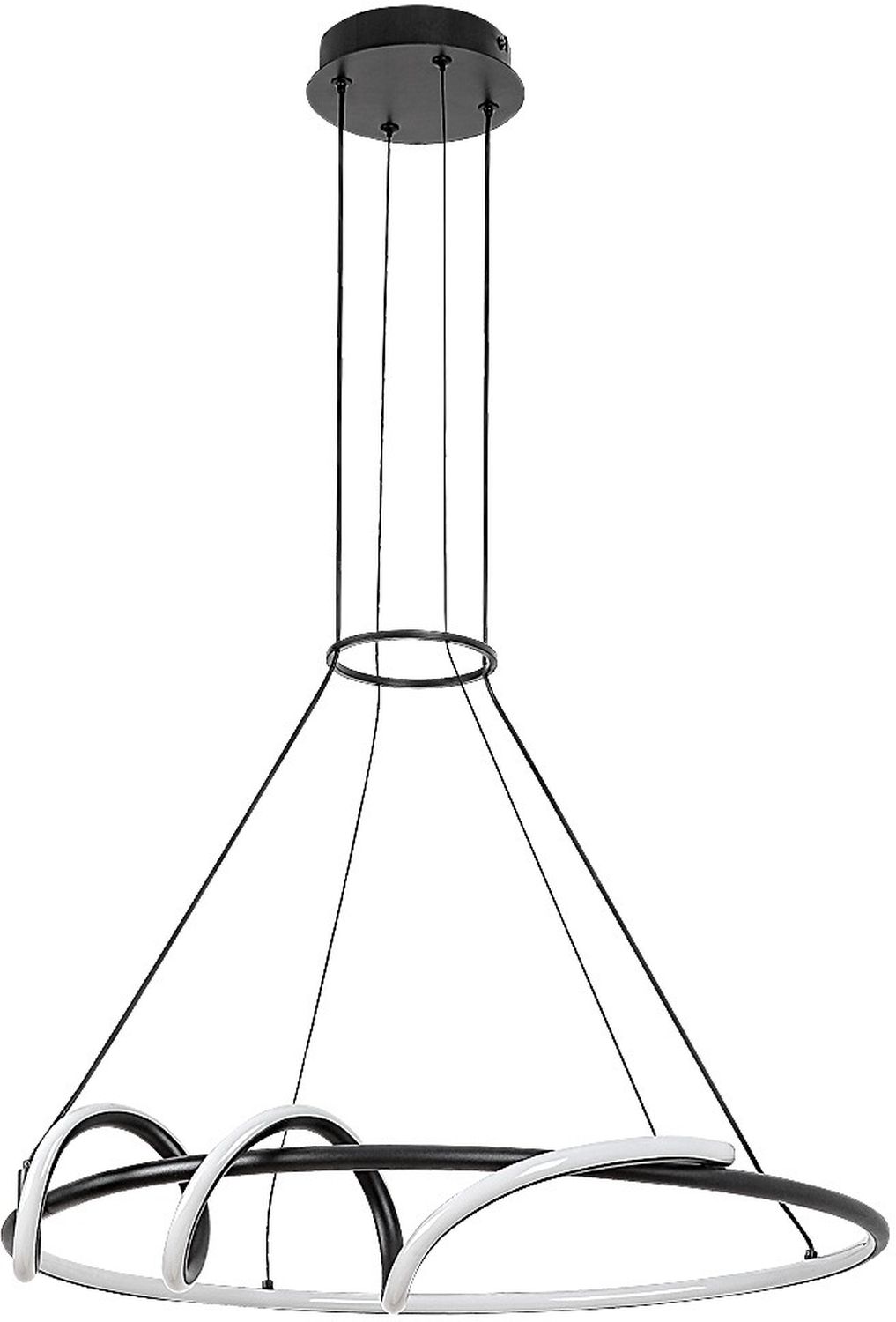 Rabalux Menazi lámpara colgante inteligente 1x46 W blanco-negro 72022