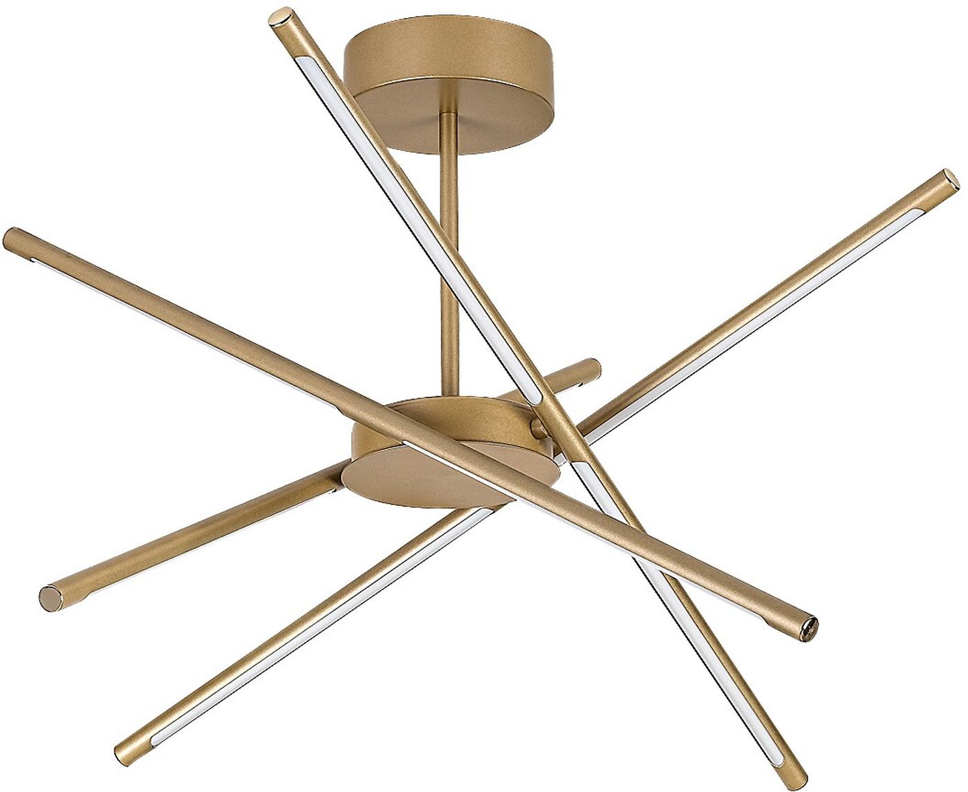 Rabalux Henli2 lámpara de techo 4x40 W blanco-oro 71339