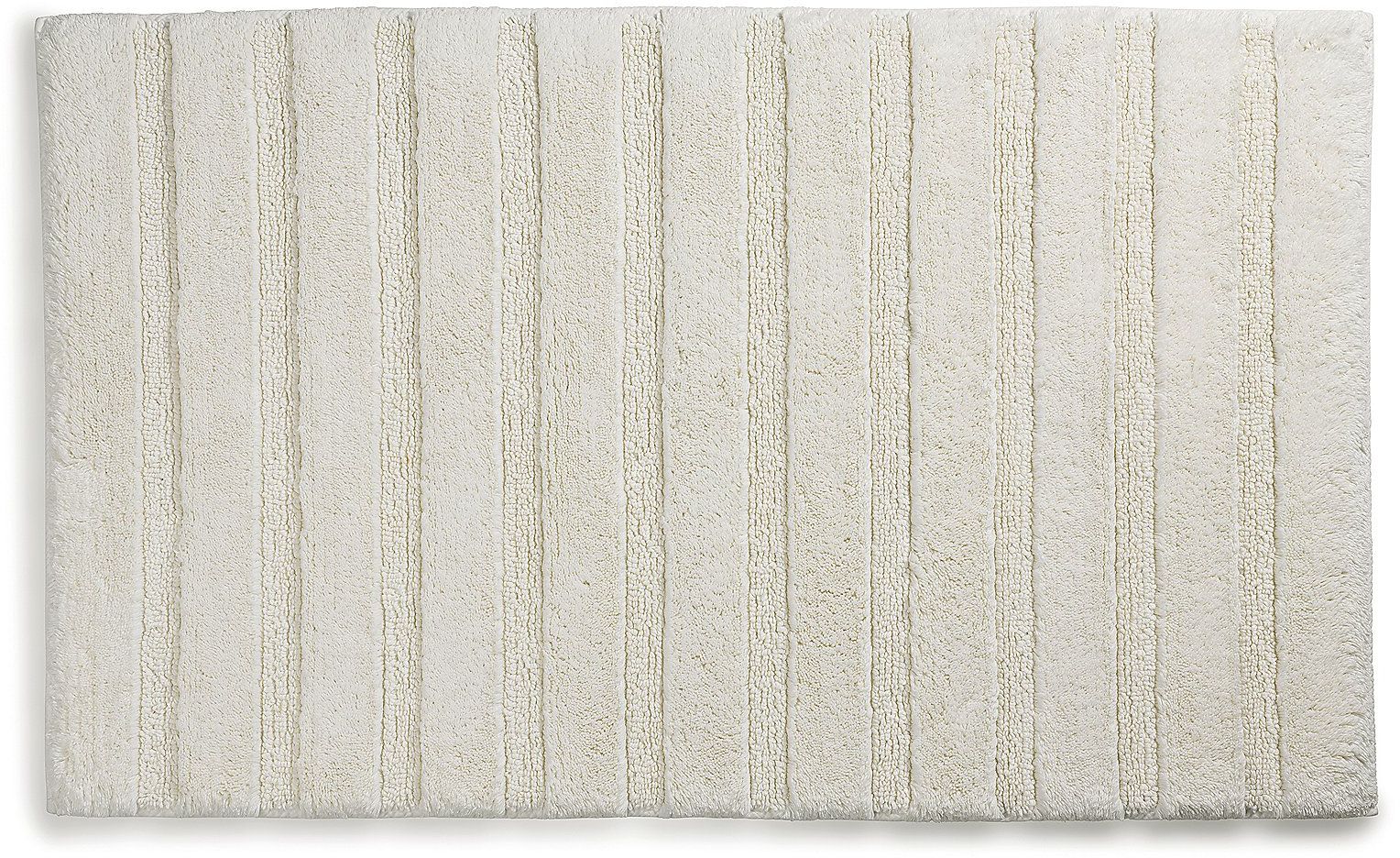 Kela Megan alfombrilla para baño 120x70 cm rectangular blanco KE-23583