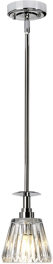 Elstead Lighting Agatha lámpara colgante 1x3 W cromo BATH-AGATHA1P-PC