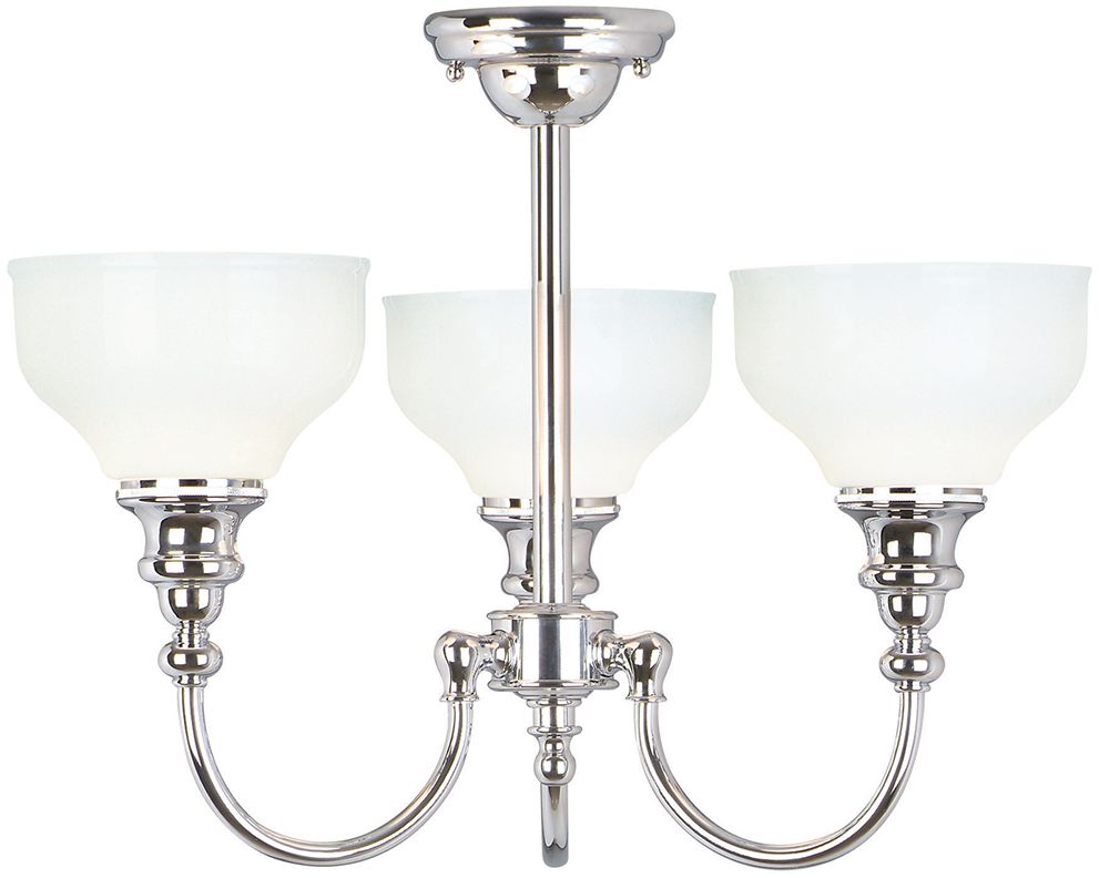 Elstead Lighting Cheadle lámpara colgante 3x3 W cromo BATH-CD3