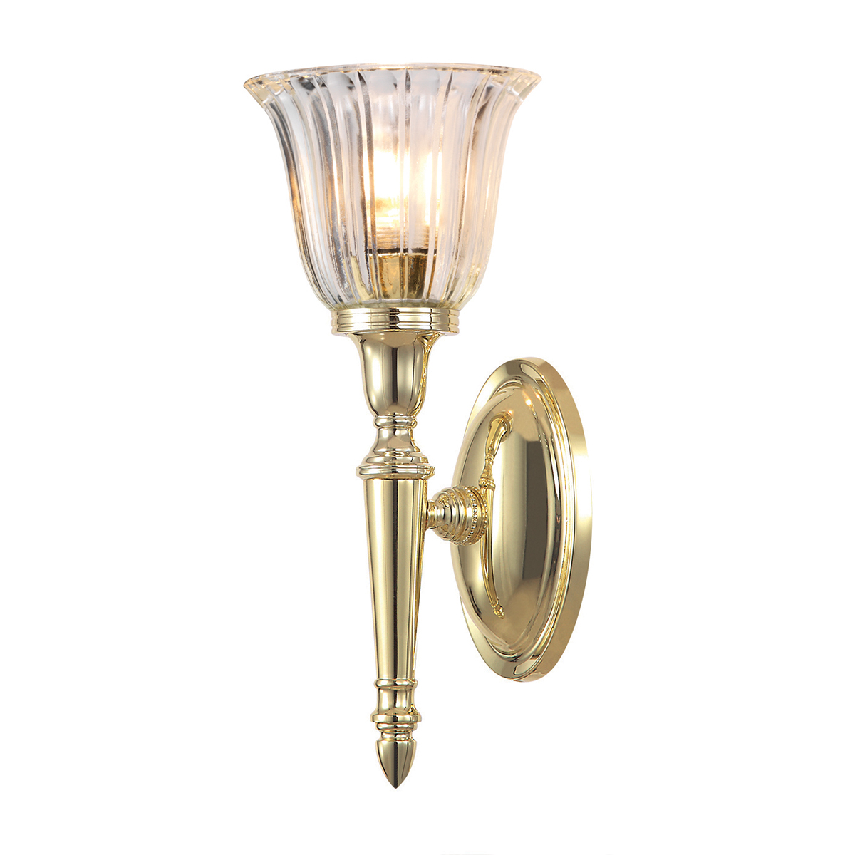 Elstead Lighting Dryden lámpara de pared 1x3 W latón BATH-DRYDEN1-PB