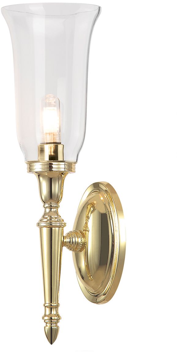Elstead Lighting Dryden lámpara de pared 1x3 W latón BATH-DRYDEN2-PB