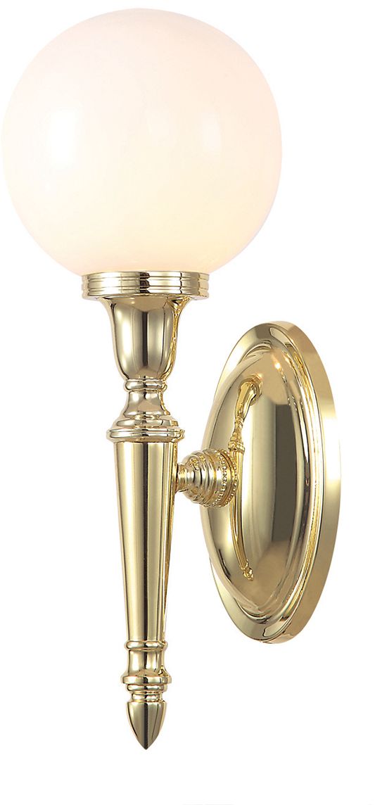 Elstead Lighting Dryden lámpara de pared 1x3 W latón BATH-DRYDEN4-PB