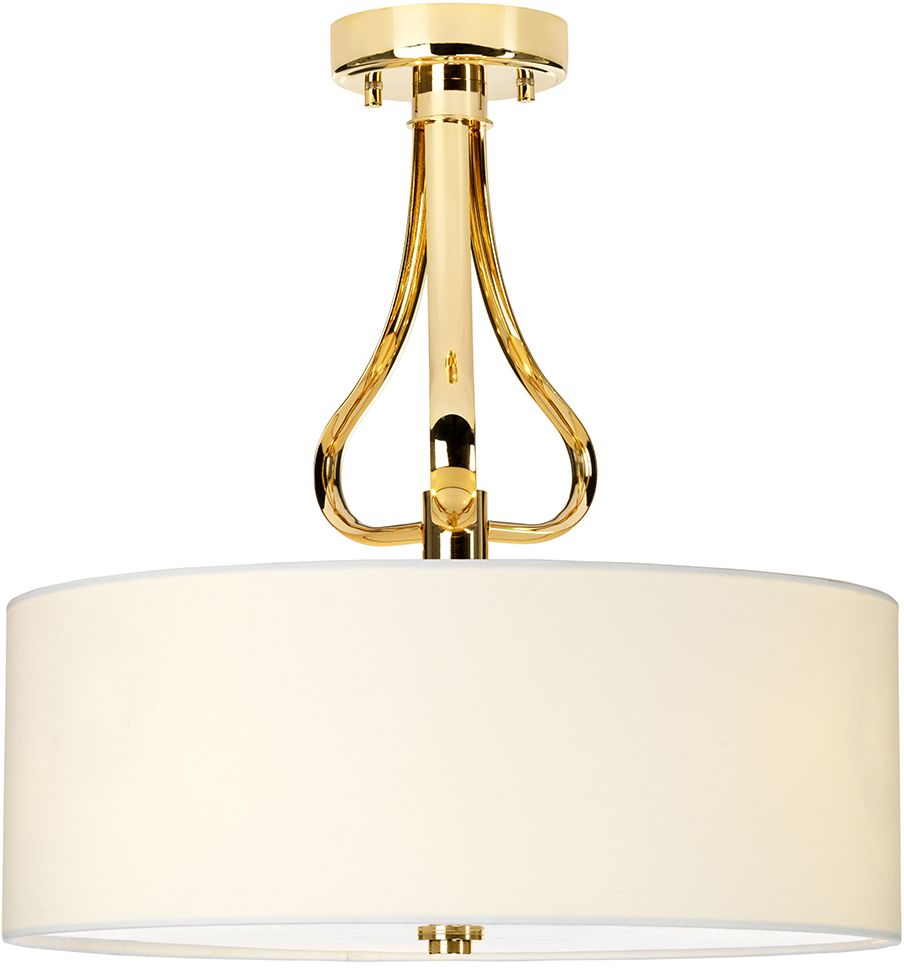 Elstead Lighting Falmouth lámpara colgante 3x3 W blanco-oro BATH-FALMOUTH-SF-FG