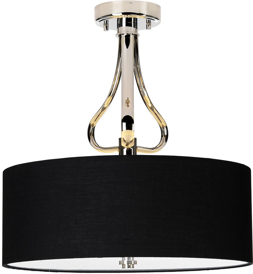 Elstead Lighting Falmouth lámpara colgante 3x3 W negro-cromo BATH-FALMOUTH-SF-PC
