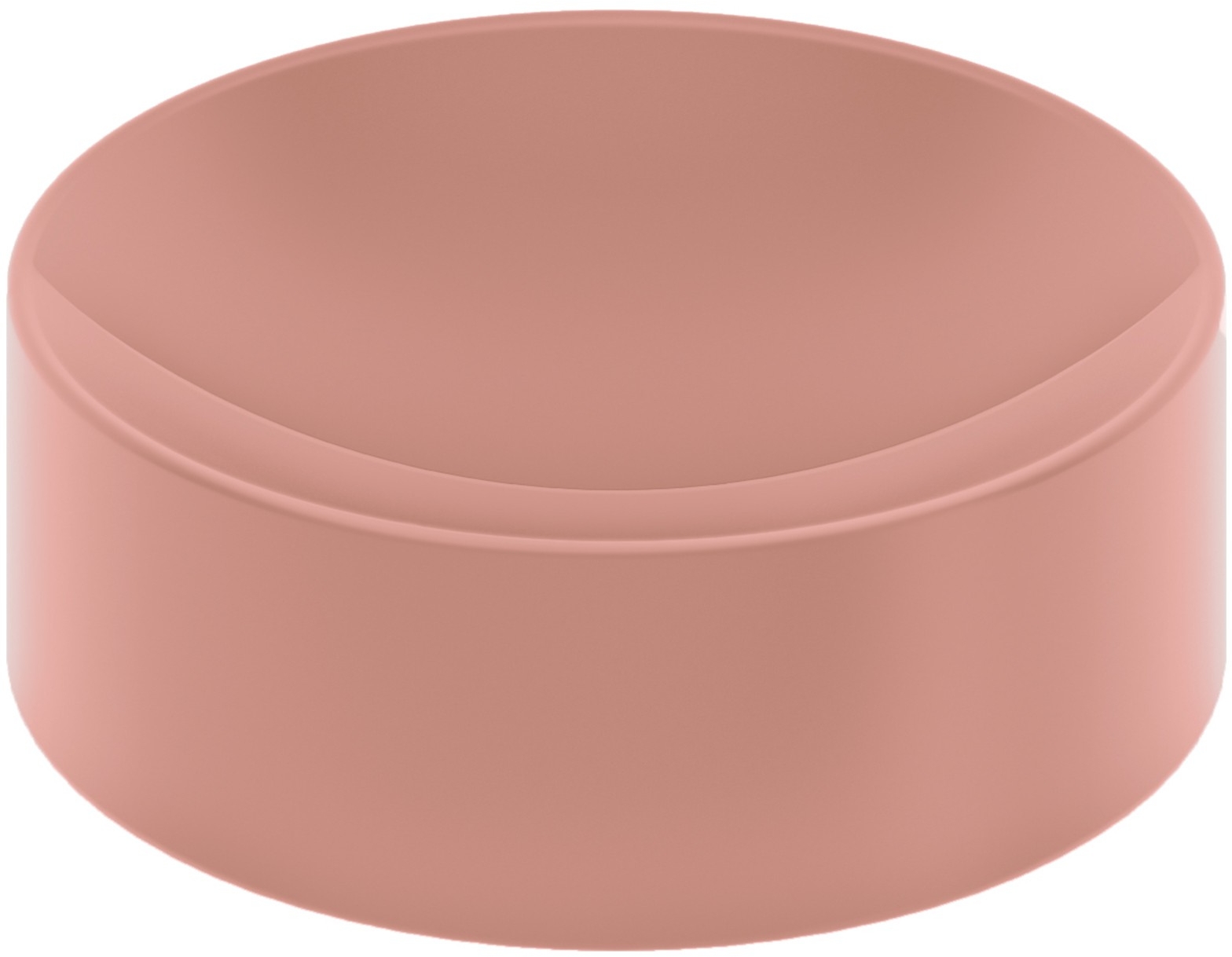 Clou Vale lavabo 22x22 cm circular sobre encimera rosa CL/03.40164