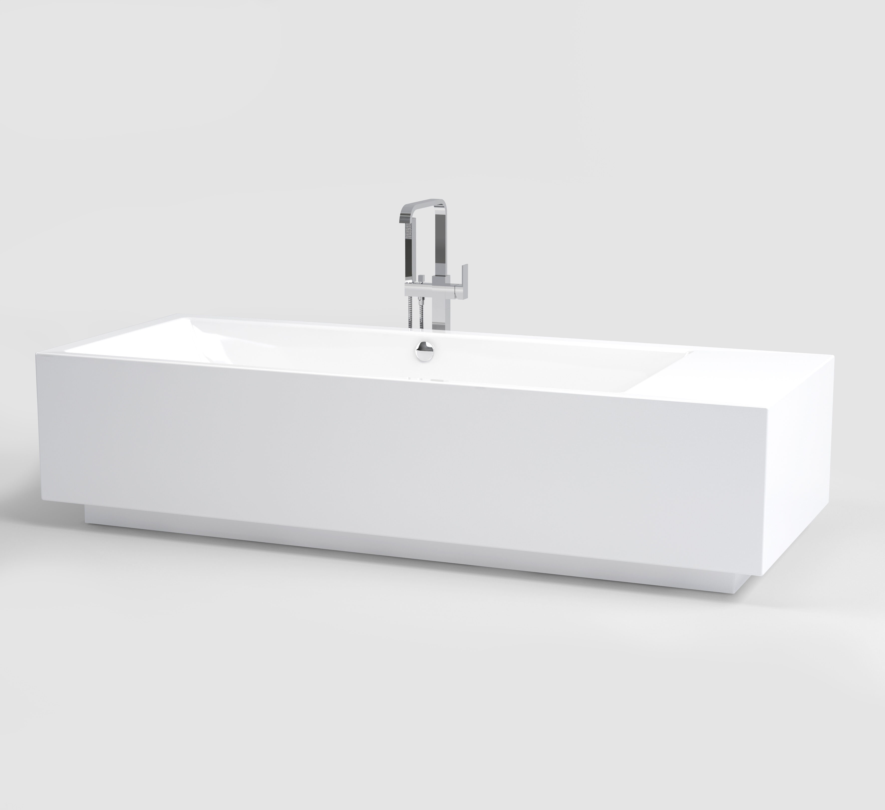 Clou Wash Me bañera exenta 220x85 cm rectangular blanco CL/05.50010