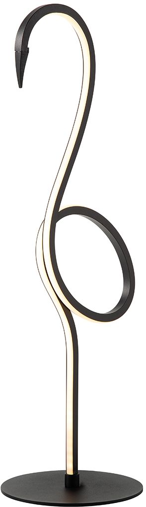 Elstead Lighting Flamingo lámpara de sobremesa 1x6 W negro FLAMINGO-TL-BLK