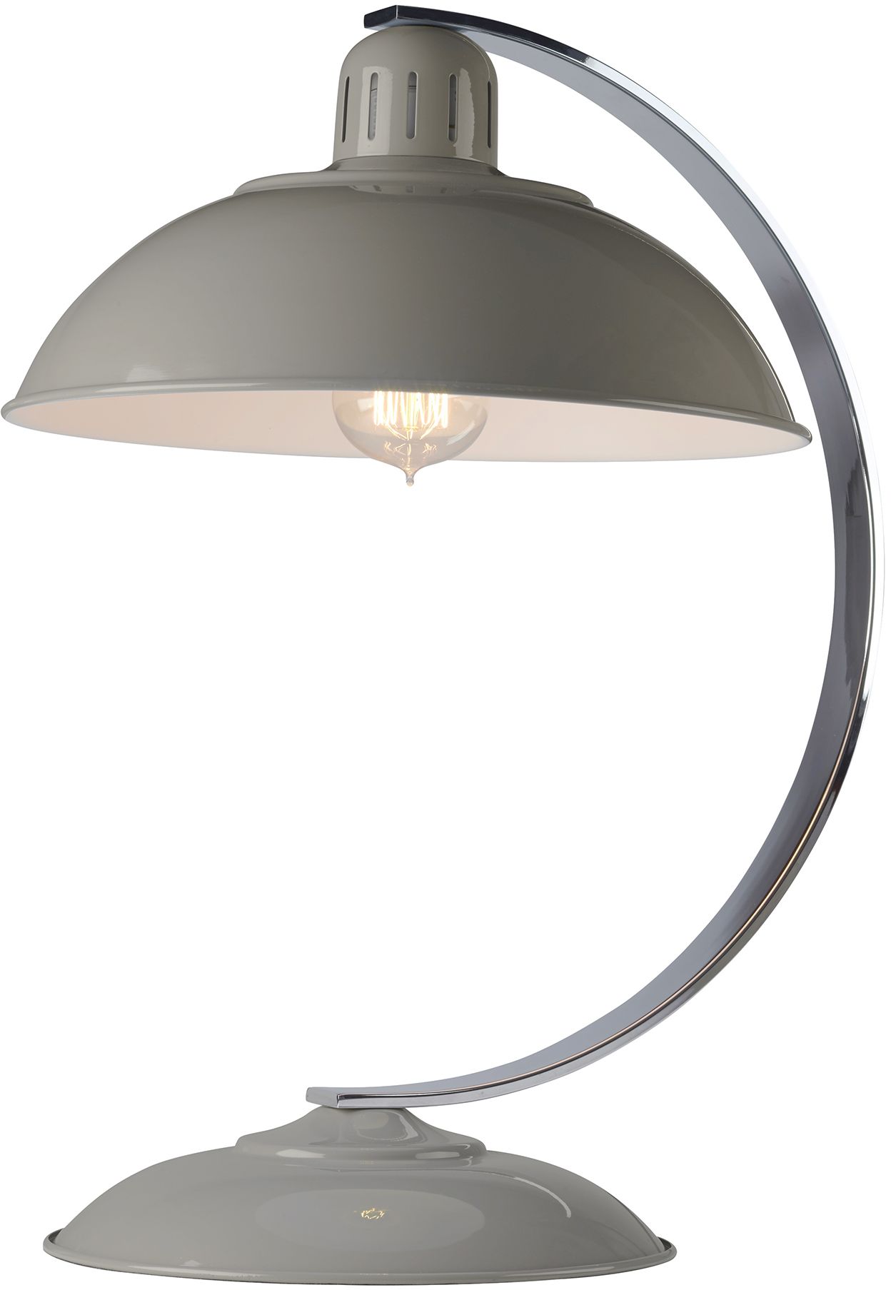 Elstead Lighting Franklin lámpara para escritorio 1x60 W gris FRANKLIN-GREY