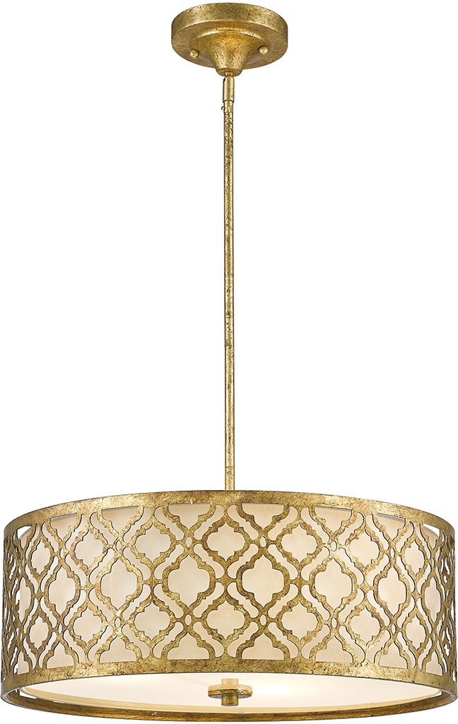 Elstead Lighting Arabella lámpara colgante 3x60 W oro GN-ARABELLA-P-L