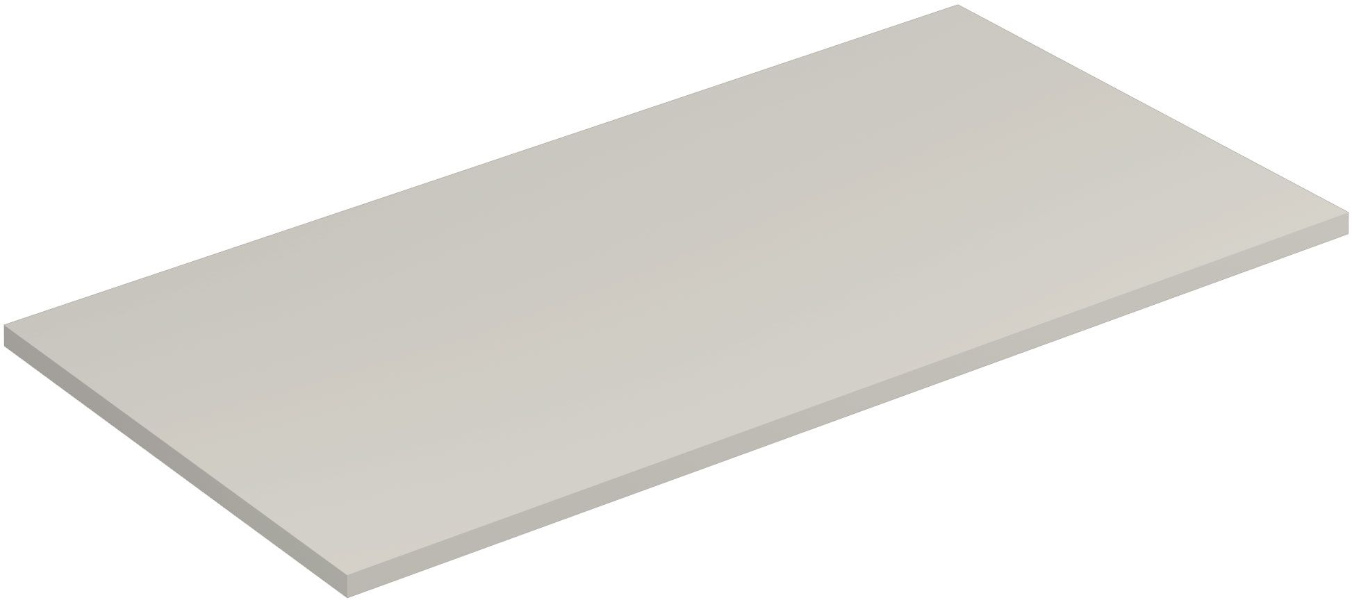 Kludi Icos encimera sobre armario 100x50 cm gris 50T100O2