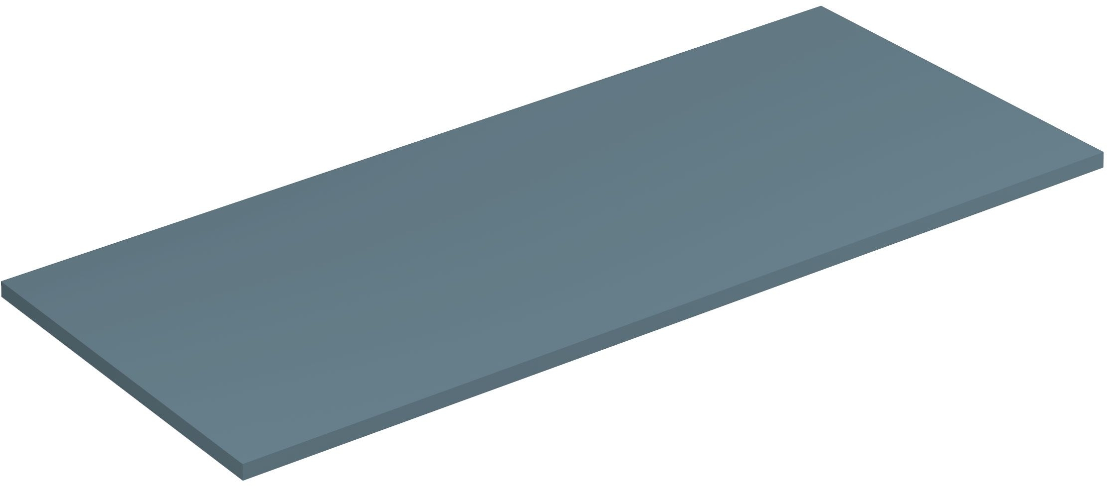 Kludi Icos encimera sobre armario 120x50 cm azul 50T120O3