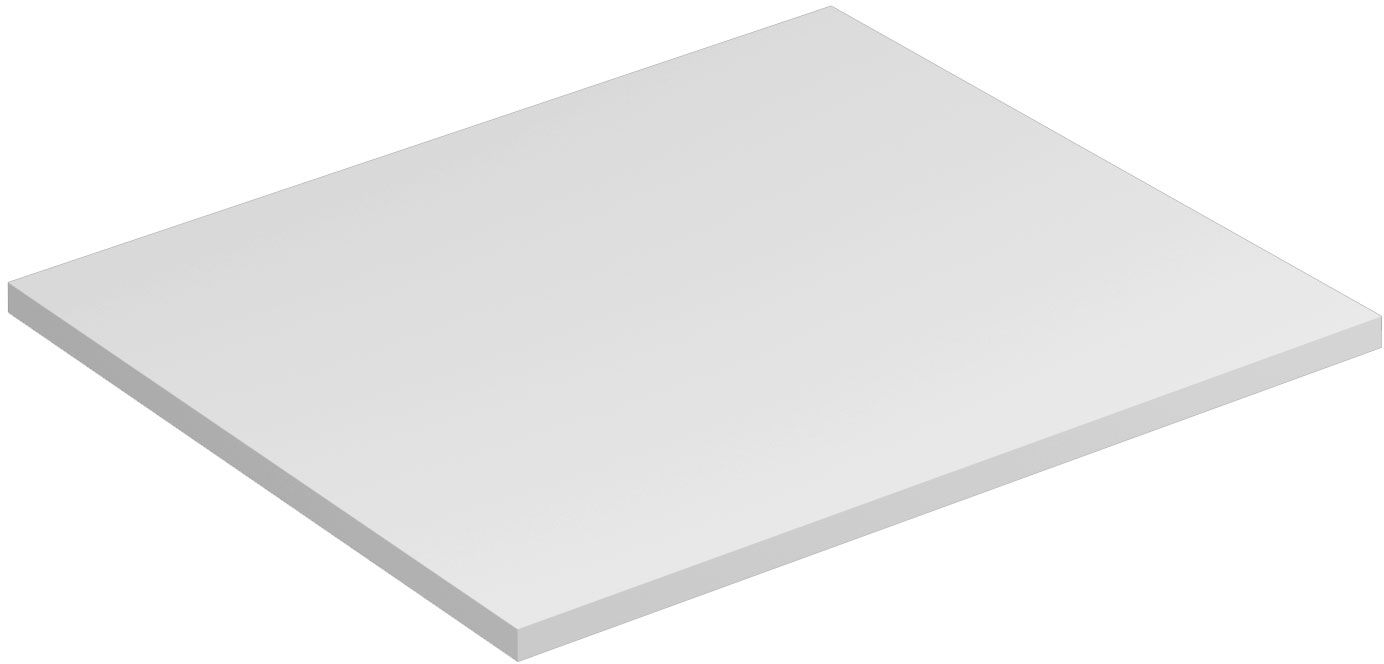 Kludi Icos encimera sobre armario 60x50 cm blanco 50T6053