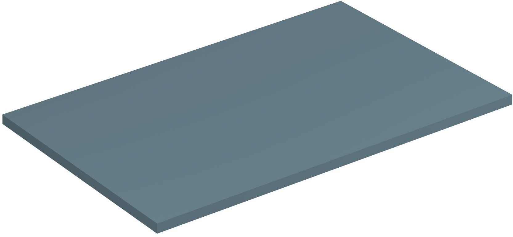 Kludi Icos encimera sobre armario 80x50 cm azul 50T80O3