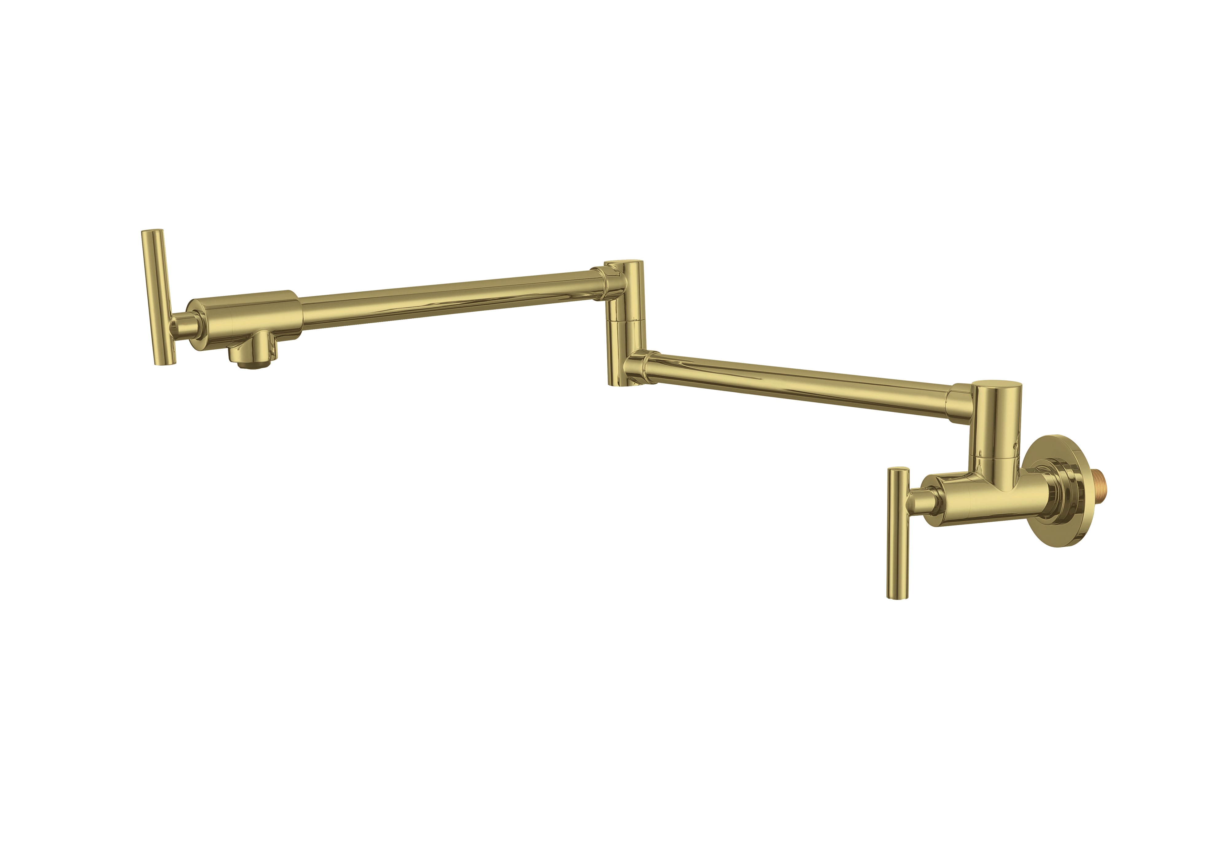 Berg Pot Filler grifo de cocina a pared oro/oro arcaico 830135BG