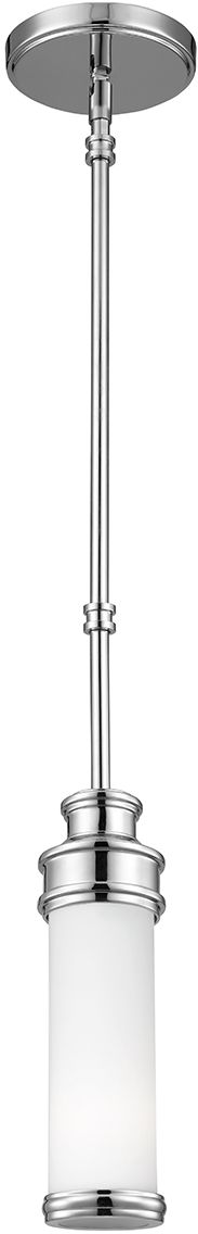 Elstead Lighting Payne lámpara colgante 1x3 W cromo FE-PAYNE-MPBATH