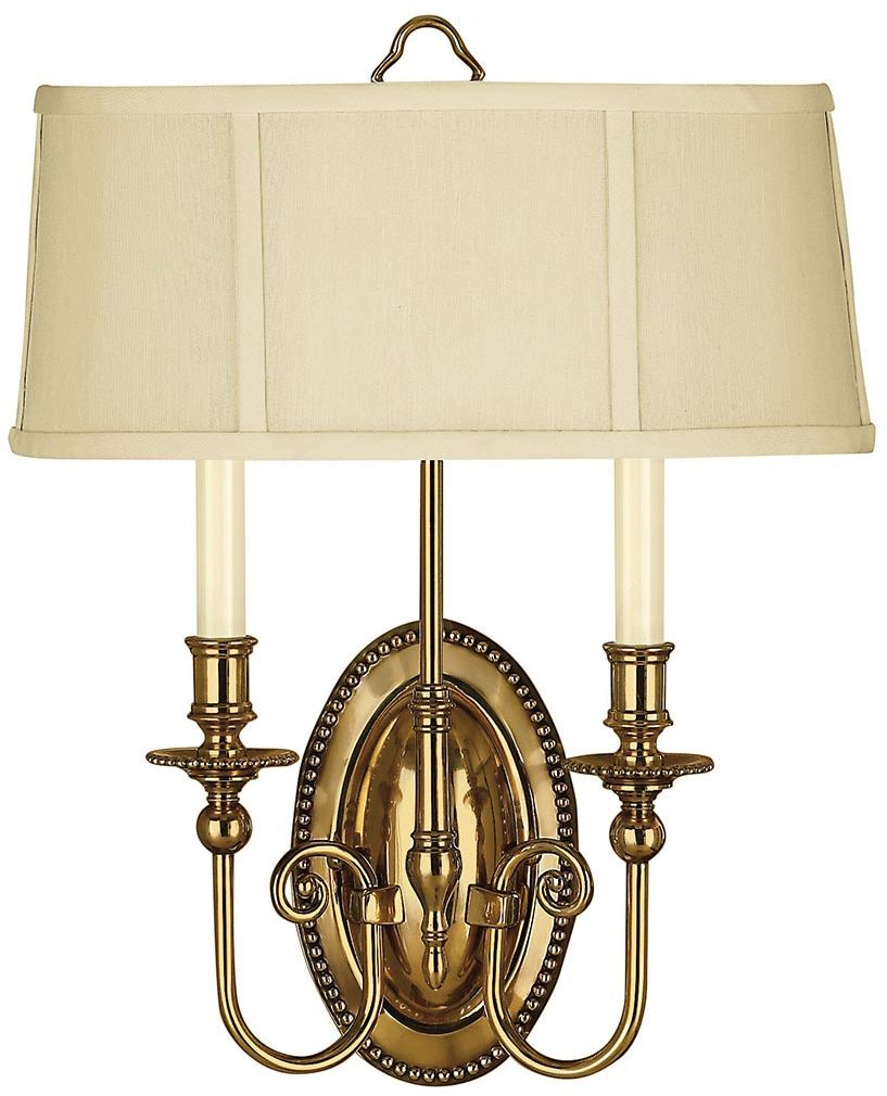 Elstead Lighting Cambridge lámpara de pared 2x40 W latón HK-CAMBRIDGE2-B
