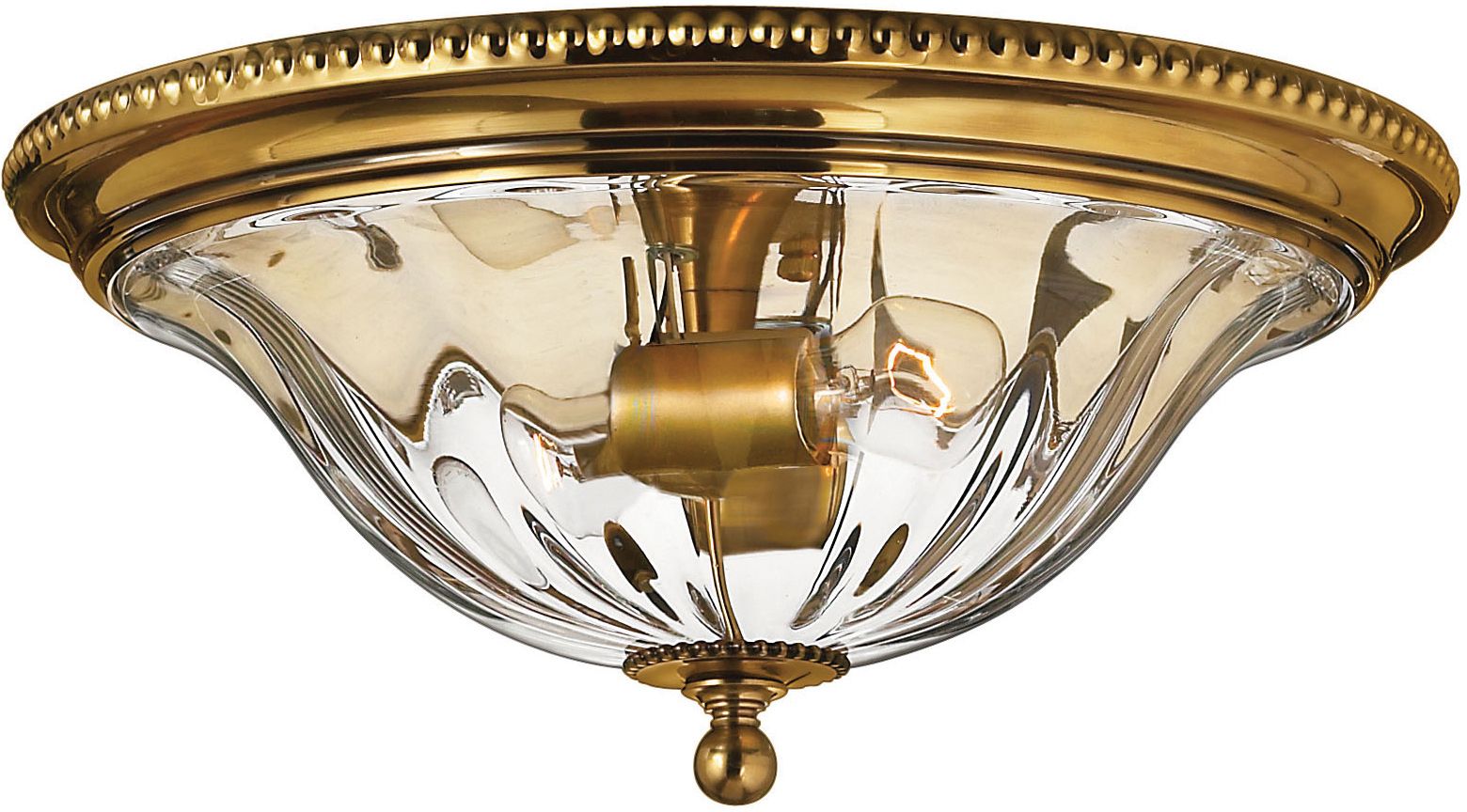 Elstead Lighting Cambridge plafón 2x60 W latón HK-CAMBRIDGE-F-A