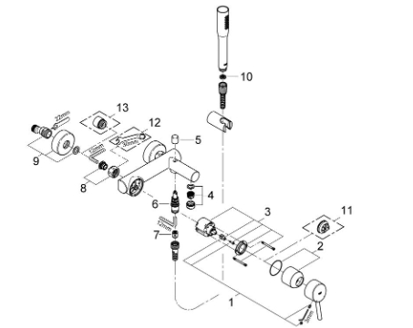 Grohe Concetto conmutador de ducha 64309000