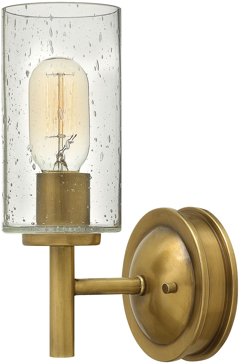 Elstead Lighting Collier lámpara de pared 1x60 W latón HK-COLLIER1