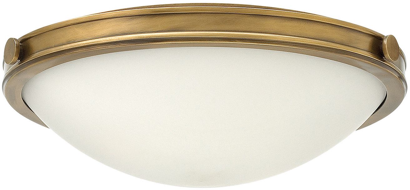 Elstead Lighting Collier plafón 3x40 W latón HK-COLLIER-F-M