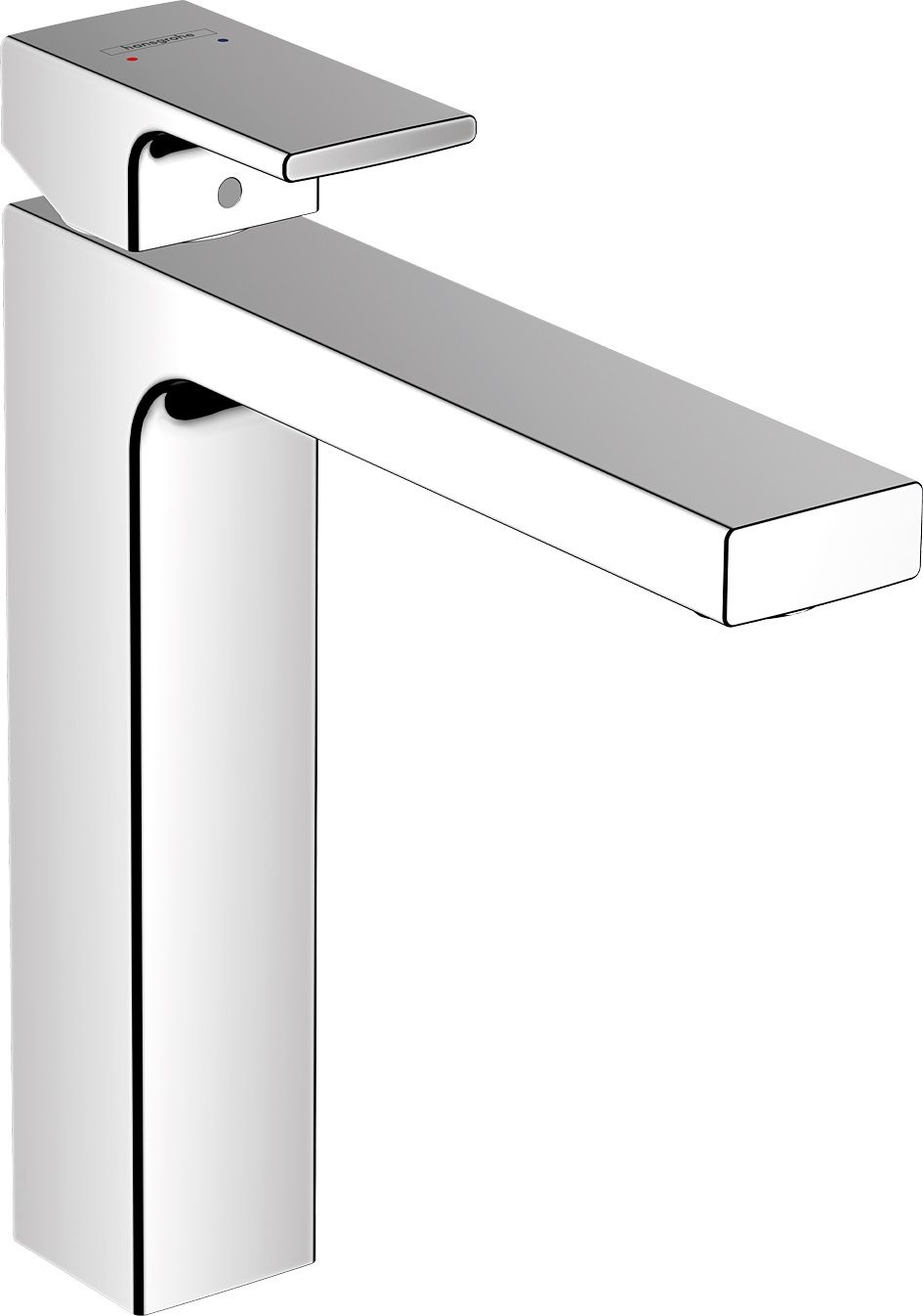 Hansgrohe Vernis Shape grifo para lavabo de pie cromo 71590000