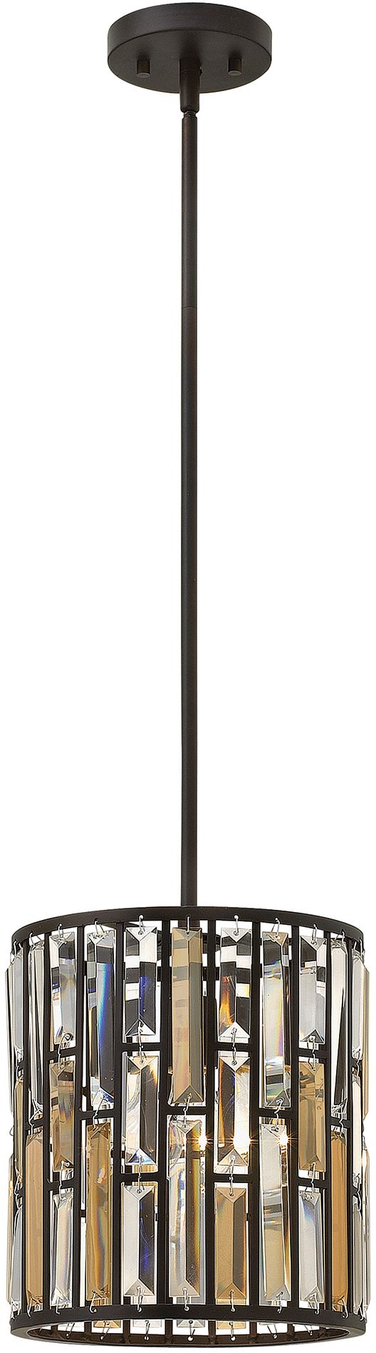 Elstead Lighting Gemma lámpara colgante 1x60 W marrón HK-GEMMA-P-A-VBZ