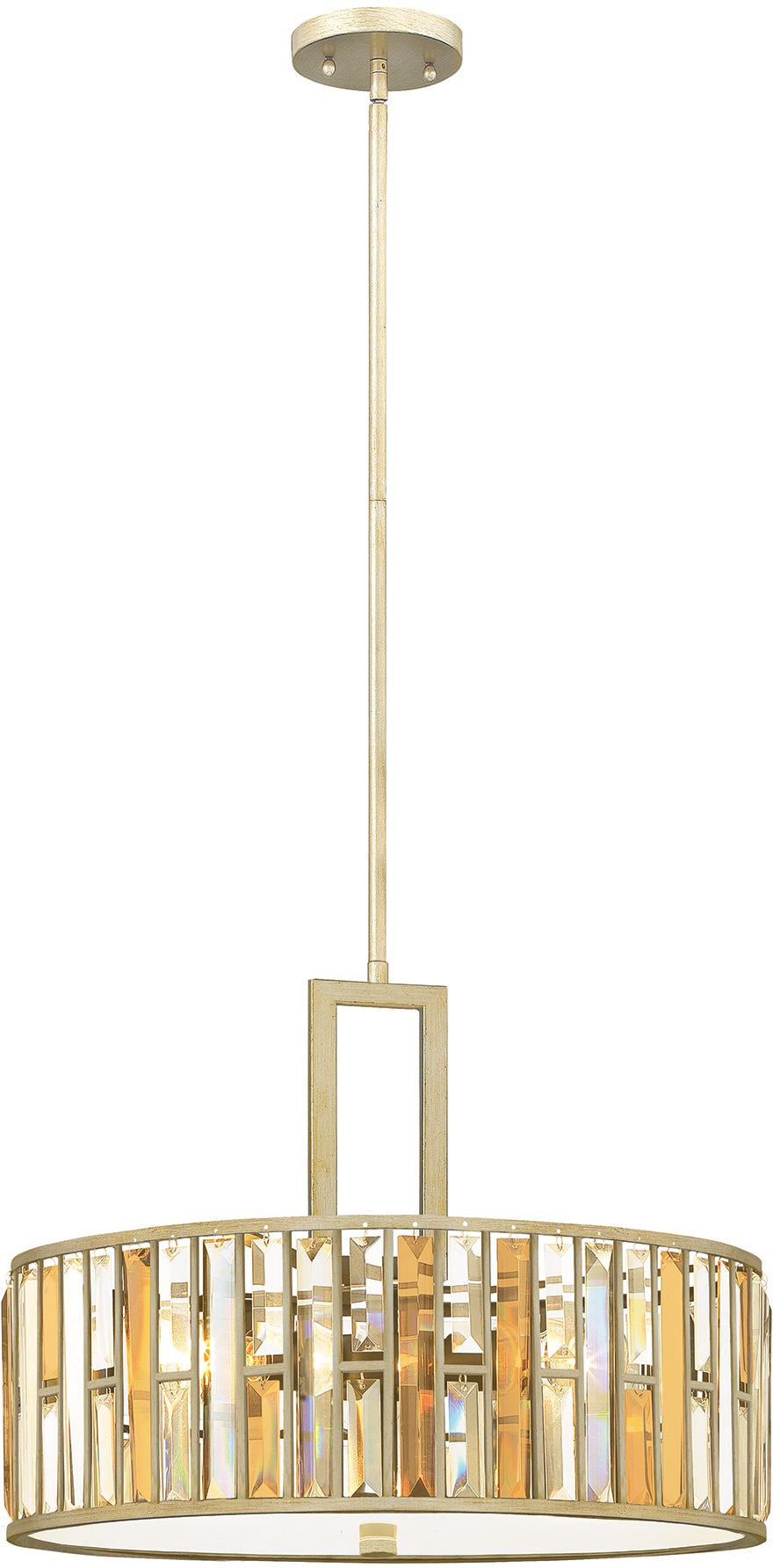 Elstead Lighting Gemma lámpara colgante 3x60 W plata HK-GEMMA-P-C-SL