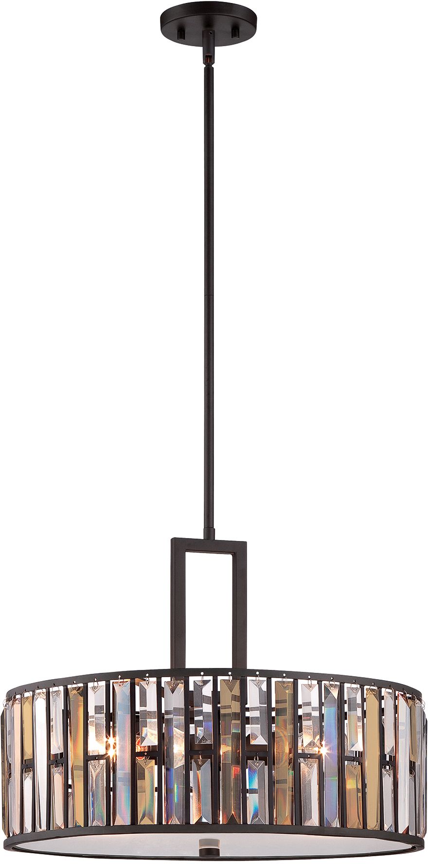 Elstead Lighting Gemma lámpara colgante 3x60 W marrón HK-GEMMA-P-C-VBZ