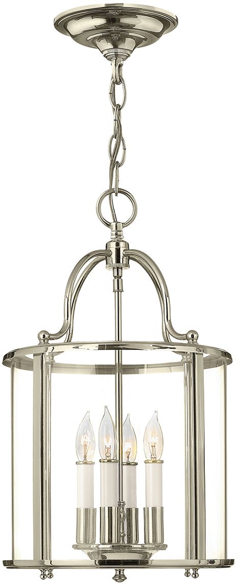 Elstead Lighting Gentry lámpara colgante 4x60 W níquel HK-GENTRY-P-M-PN