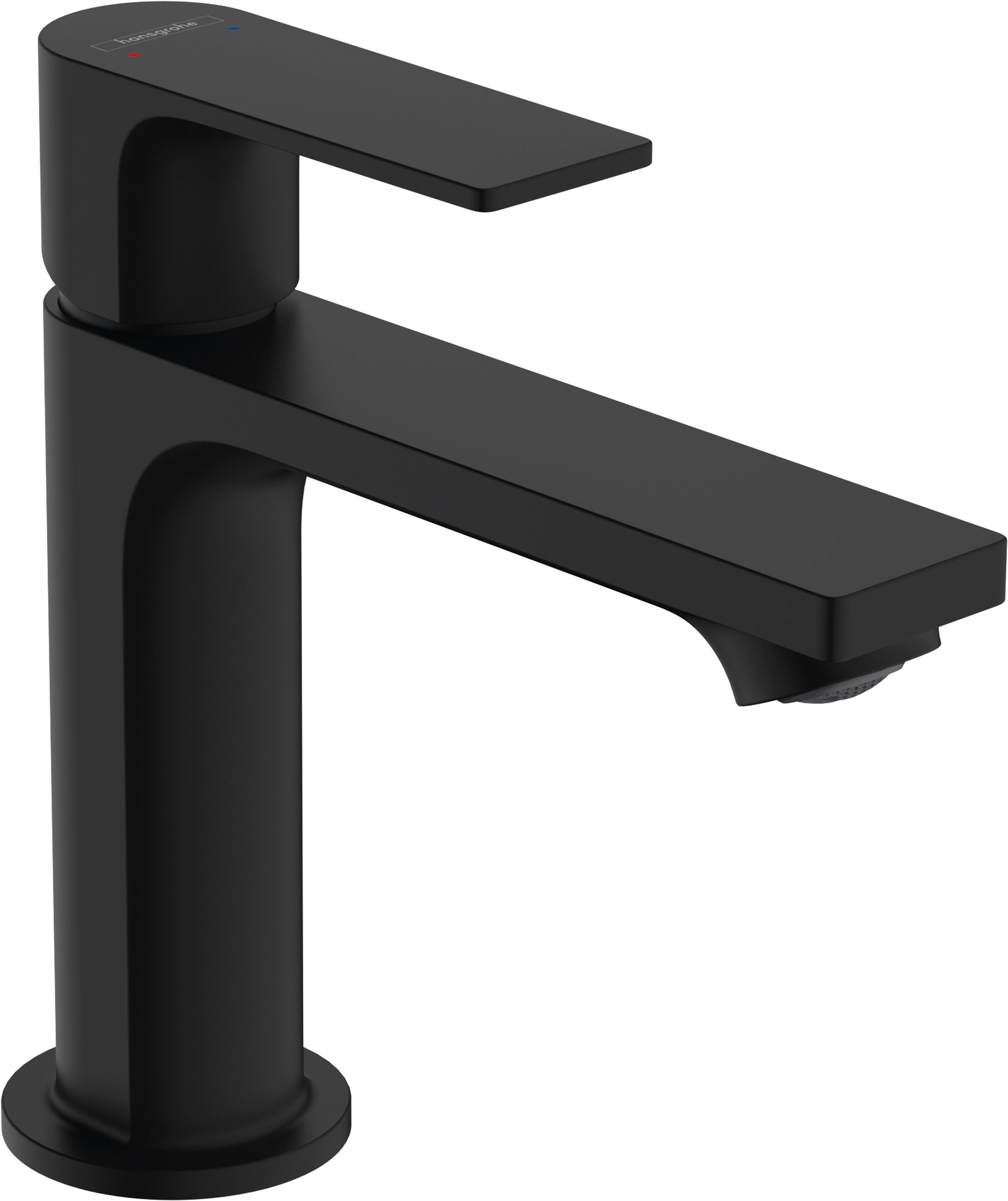Hansgrohe Rebris E grifo para lavabo de pie negro 72557670