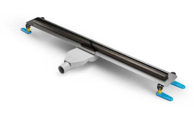 New Trendy Visio Slim GunMetal desagüe lineal 100 cm OL-0095
