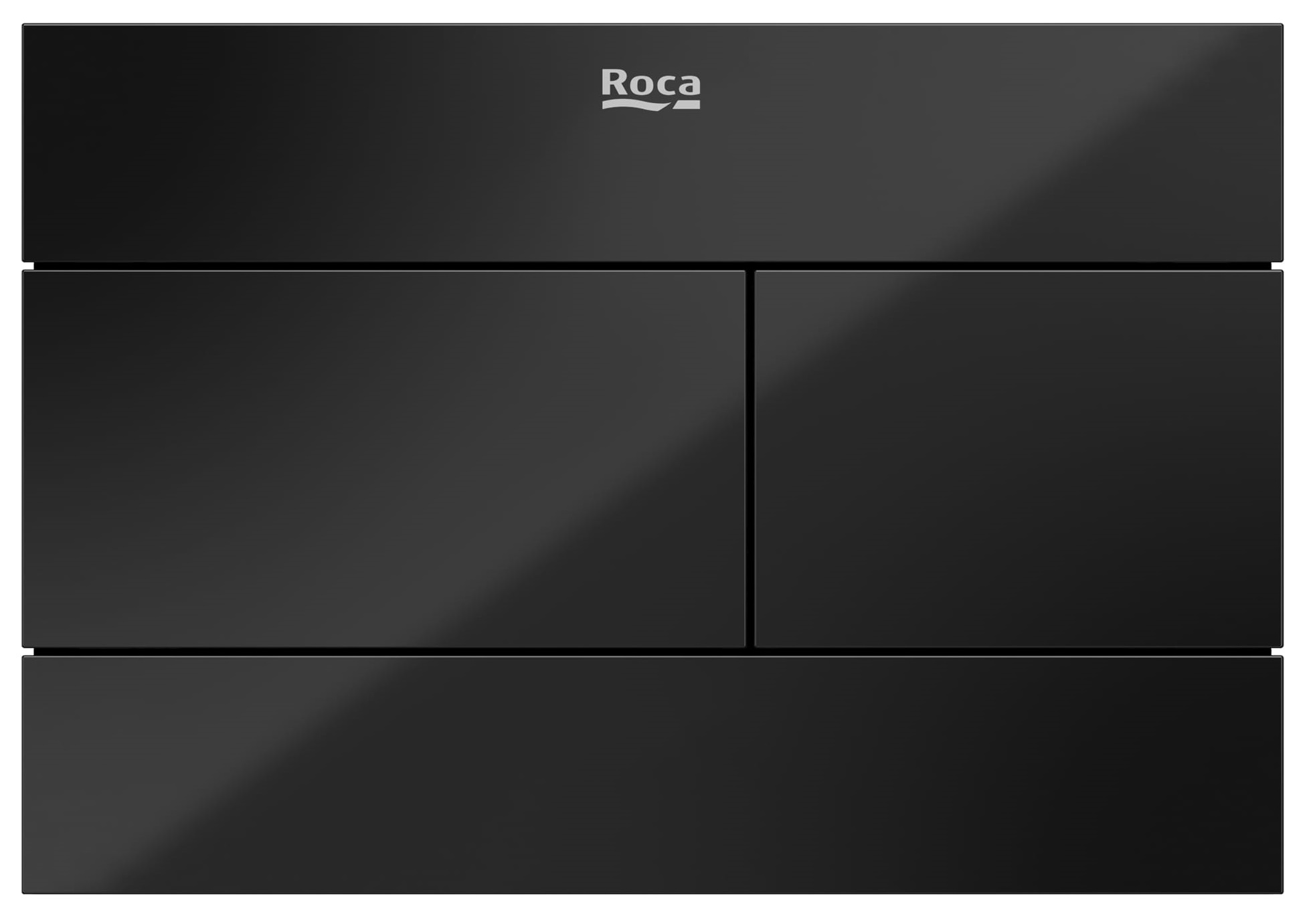 Roca Duplo S botón de descarga para WC negro A890224388