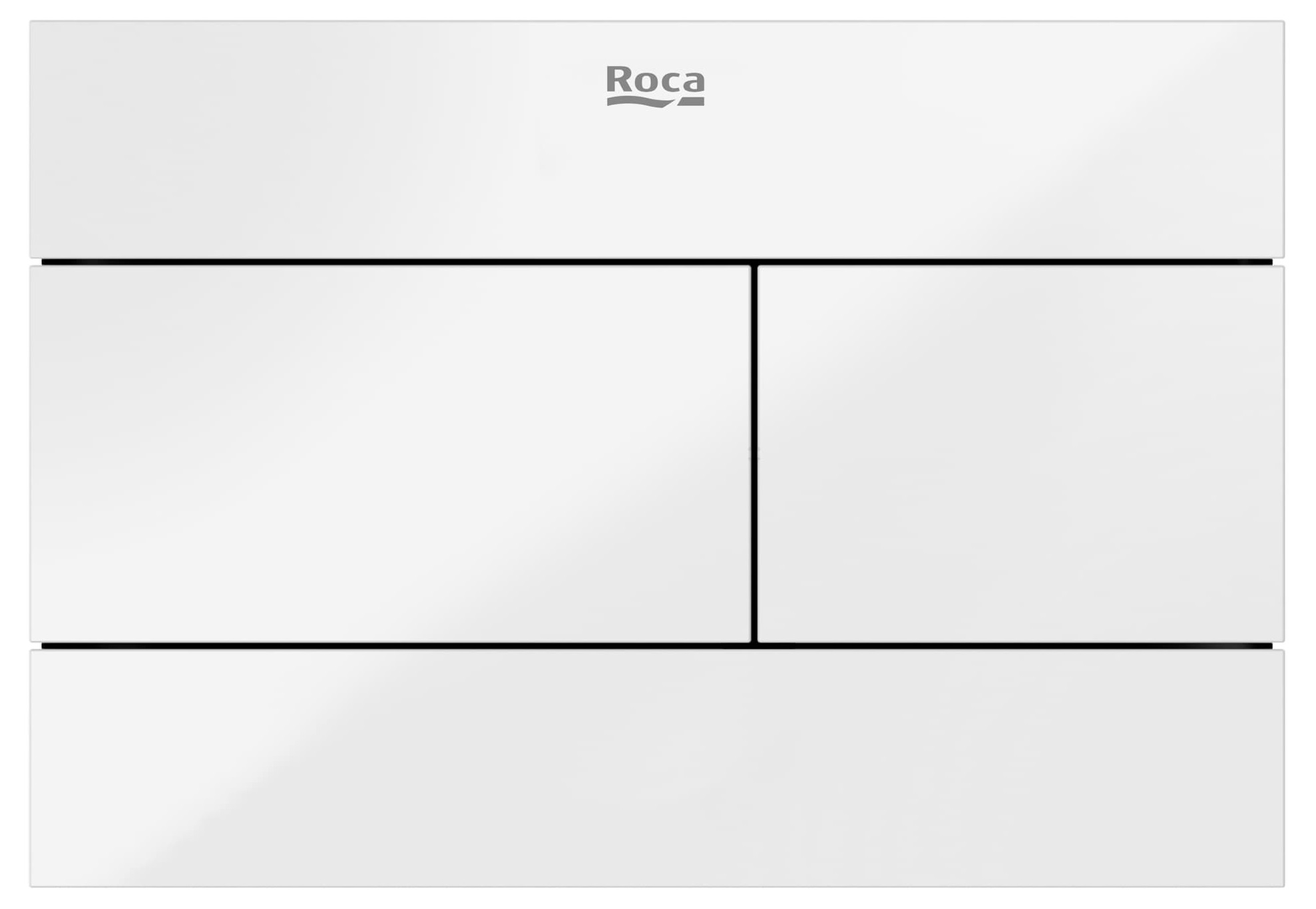 Roca Duplo S botón de descarga para WC blanco A890224399
