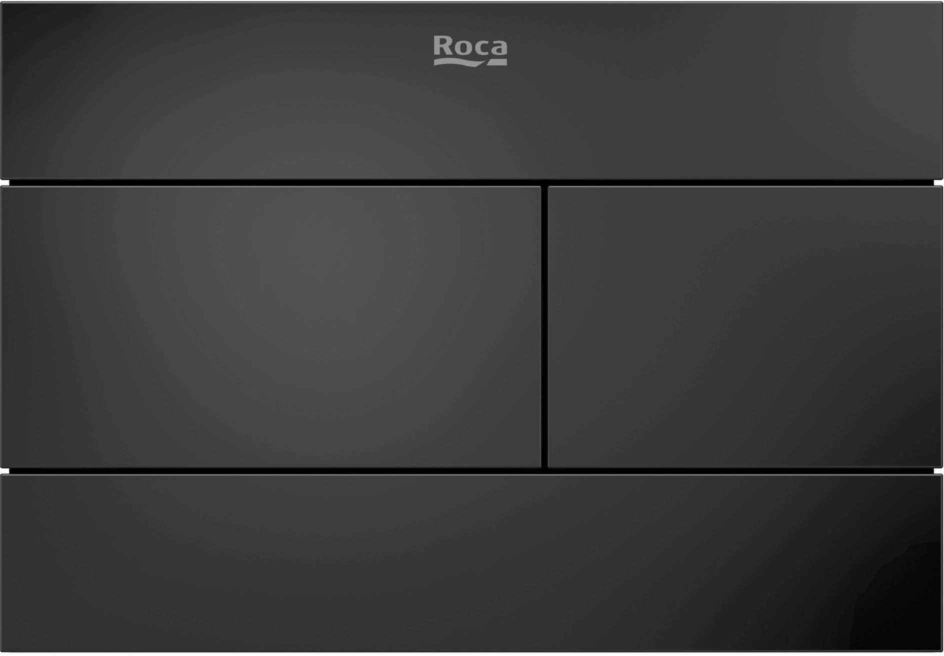 Roca Duplo S botón de descarga para WC negro A8902243CN