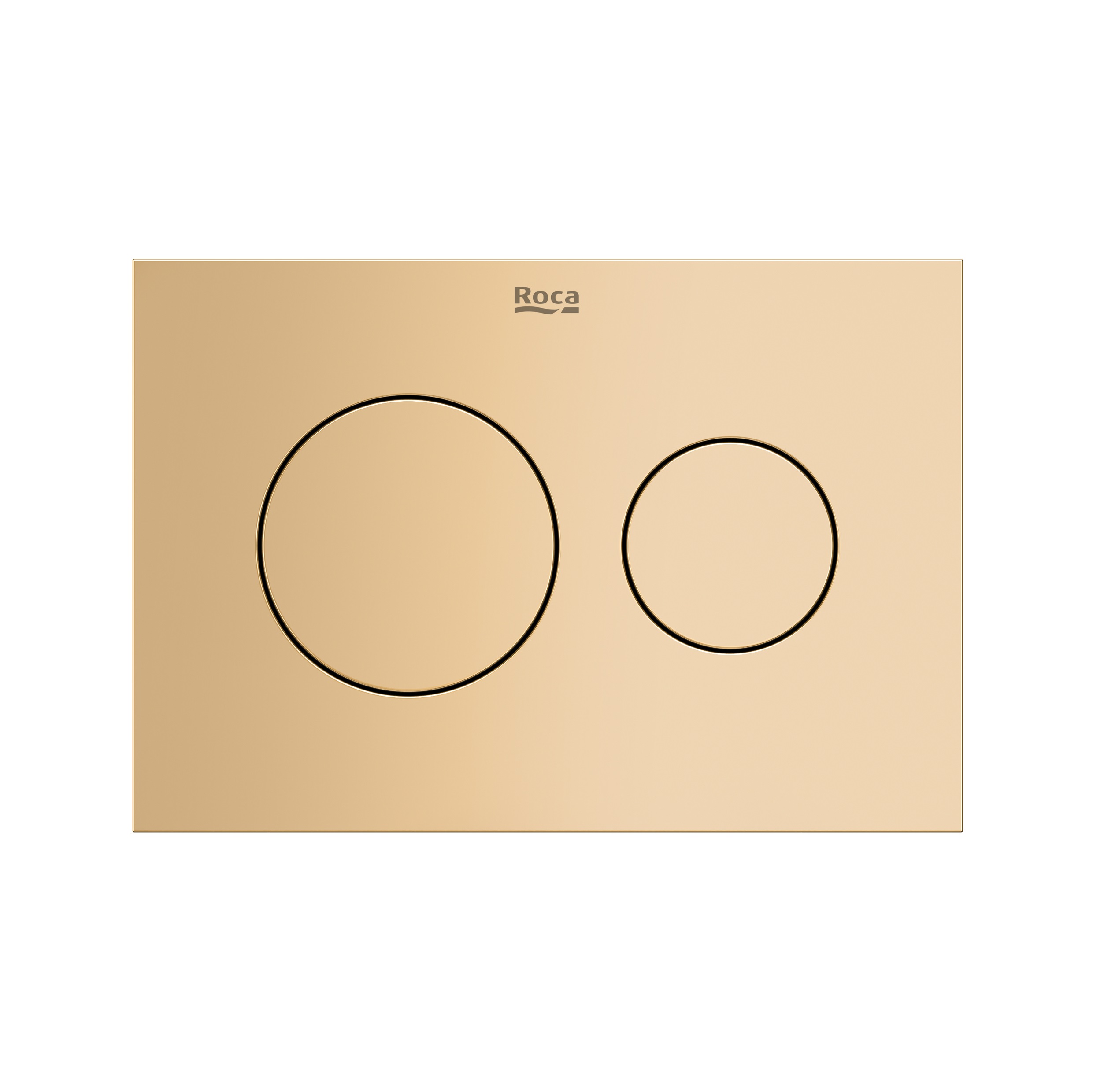 Roca Duplo S botón de descarga para WC oro A8902233RG