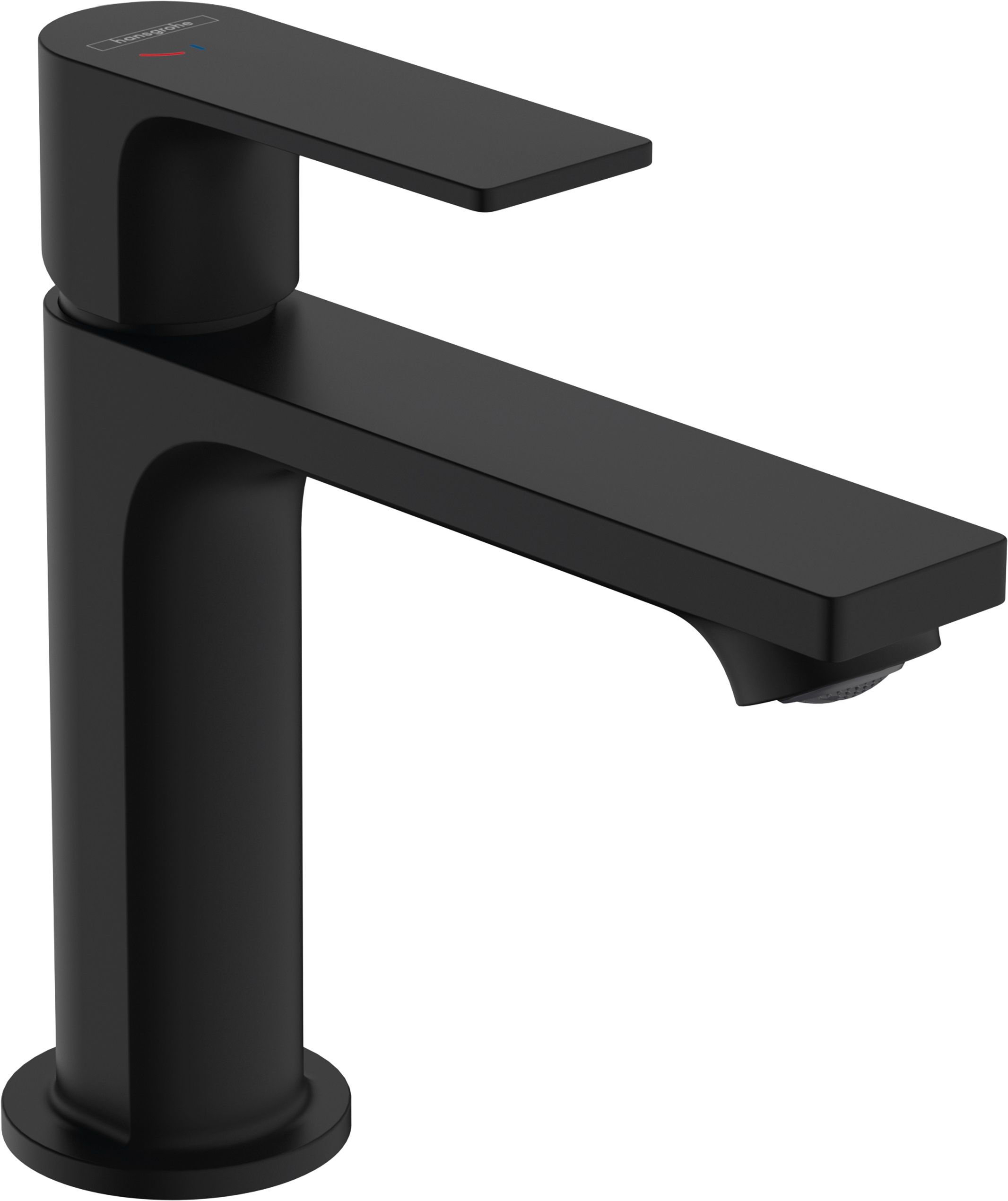 Hansgrohe Rebris E grifo para lavabo de pie negro 72551670