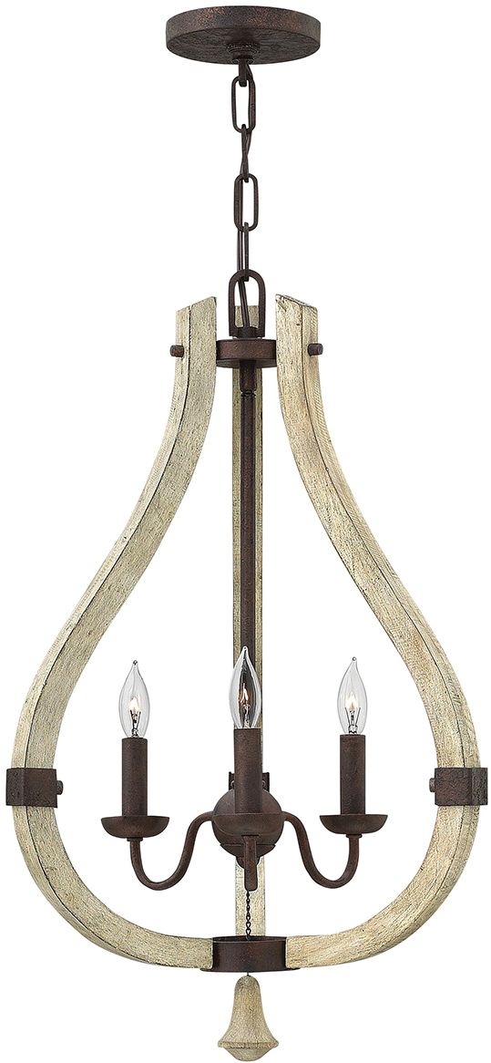 Elstead Lighting Middlefield lámpara colgante 3x60 W hierro HK-MIDDLEFIELD3