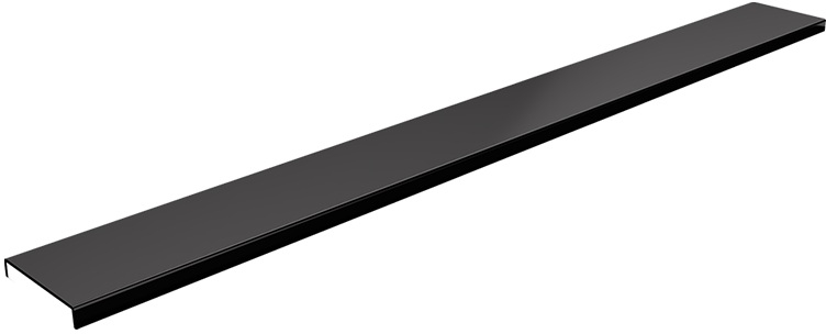 Schedpol Base Black Range cubierta para desagüe lineal 80 cm negro 10.052/DPSM
