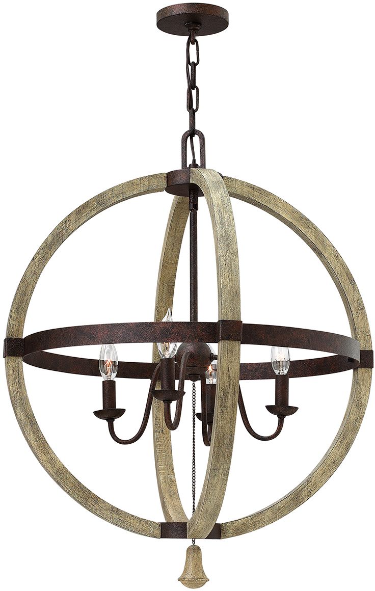 Elstead Lighting Middlefield lámpara colgante 4x60 W hierro HK-MIDDLEFIELDP4