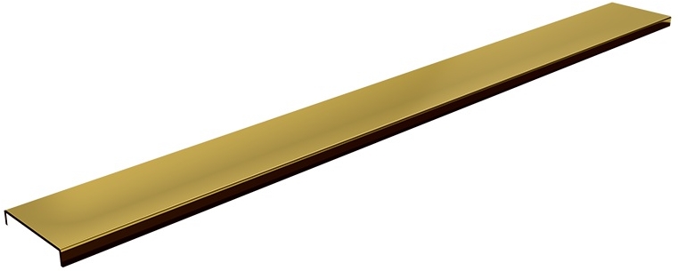 Schedpol Base Gold Shine Range cubierta para desagüe lineal 120 cm dorado 10.059/DPZP