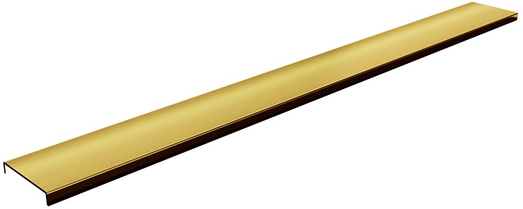 Schedpol Base Gold Brushed Range cubierta para desagüe lineal 100 cm dorado 10.054/DPZS