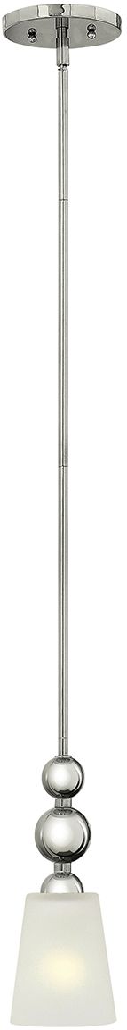 Elstead Lighting Zelda lámpara colgante 1x60 W níquel HK-ZELDA-P-A-PN